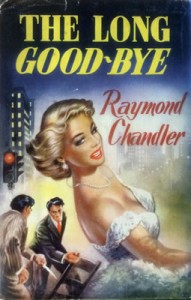 An illustrated dust-jacket for Farewel My Lovely