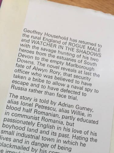 Geoffrey Household, Red Anger