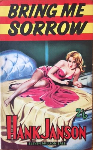 Hank Janson paperback, Bring Me Sorrow