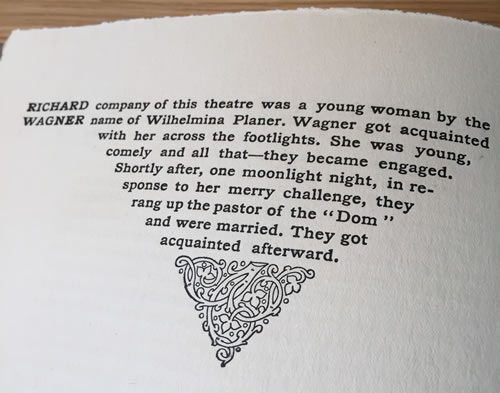 Roycroft Press, typography