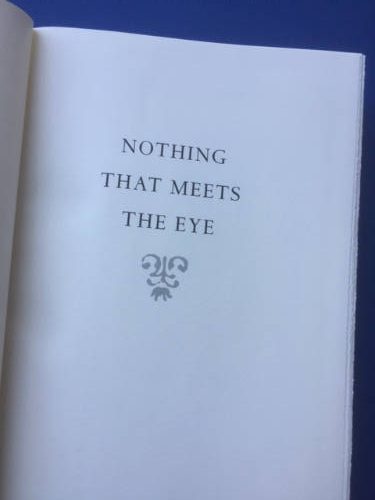 Nothing That Meets the Eye, The Uncollected Stories of Patricia Highsmith