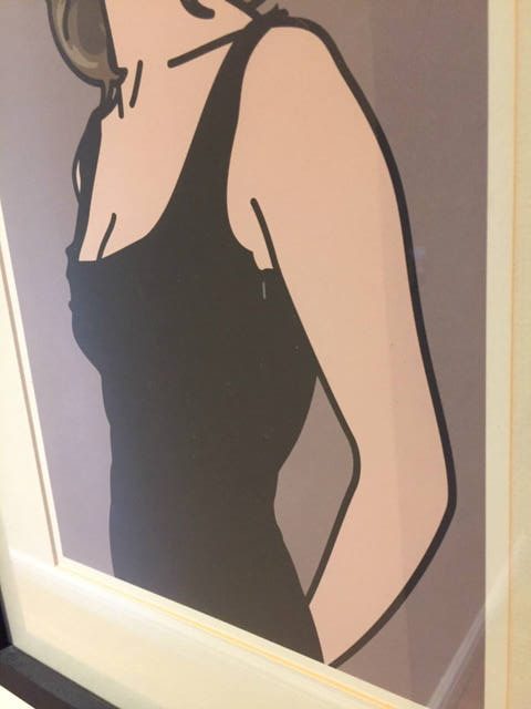 Monique With Evening Dress, Julian Opie Print