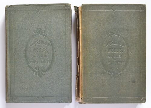 Front covers of Household Words by Charles Dickens