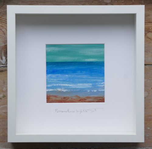 Perranuthnoe High Tide painting