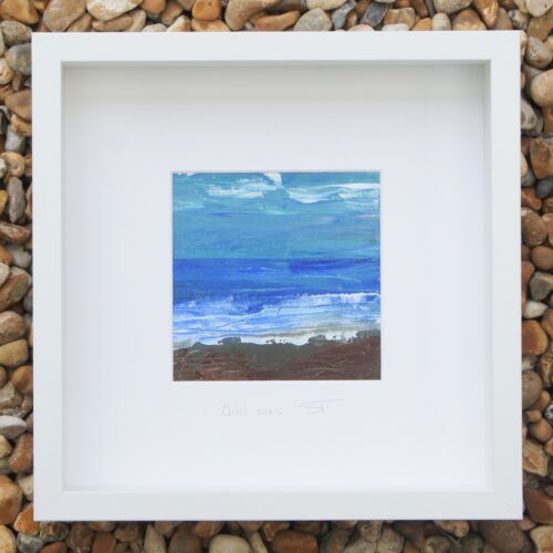 Original Painting of Wild Seas in Cornwall