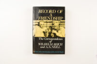 Front page of Record of a Friendship book
